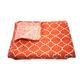 Linder 5048/37/835 Plaid Polyester/Baumwolle Orange 150 x 150