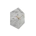 Karlsson KA5591WH Wanduhr Marble Hexagon weiß, 3 x 25 x 28.5 cm