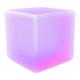 AWOX sml-c4-cub40 Smartlight Cube beleuchtet kabellos mit Bluetooth Kunststoff 4 W weiß 41 x 40 cm