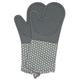 Wenko 2102172100 Topfhandschuhe Silikon grau, 1 Paar, Ofenhandschuh, Baumwolle, 18.5 x 37.5 cm, grau