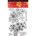 Power Poppy Clear Stamps 4-Zoll x 6-inch-Poppies