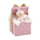 Mopec y343.2 – Figur Kuchen Spardose Baby Geschenkbox, 9 x 14,5 x 9 cm, rosa