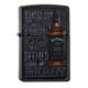 Zippo 60.002.093 Feuerzeug Jack Daniels Collection Spring 2016, schwarz matte