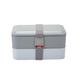 WD Lifestyle Linie Haus Lunch Box, Kunststoff, Grau, 18.5 x 10 x 10 cm