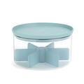 Brabantia 110665 Teedose / Deckel mint Vorratsdose, Glas, transparent, 40.5 x 40.5 x 15 cm