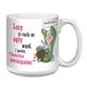 Tree-Free mit Aunty Acid, Lazy Kaffeebecher, Keramik, Mehrfarbig, 591 ml