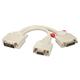 Lindy 41048 DVI-DVI-D-weiblich mit VGA-weiblich Splitter Kabel grau