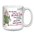 Tree-Free mit Aunty Acid, bi-Polar Kaffeebecher, Keramik, Mehrfarbig, 591 ml