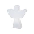 8 seasons design | Deko Solarleuchte Engel Shining Angel Mini (40 cm, LED, Dämmerungssensor, Solarpanel, frostfest, UV-beständig, für außen) weiß
