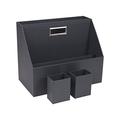 Bigso Box of Sweden 679145601 Organizer Tragbar Panneau de Faser Dunkelgrau 34,5 x 19,5 x 28 cm