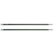 KnitPro Stricknadeln Royale Single Ended, Birchwood/Messing, Mehrfarbig, 35 cm x 5,50 mm