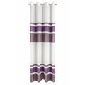 Eurofirany ZAS/MIVA/FIOL Vorhang Ösenschal Miva gestreift, Polyester, violett, 0.02 x 140 x 250 cm