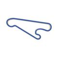 Racetrackart RTA-10033-BL-46 Rennstreckenkontur Arroyo Seco Raceway 1.1, Holz, blau, 45 x 46 x 2,1 cm