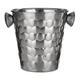 Premier Housewares Honey Bee Ice Eimer mit Griffen, Edelstahl, Silber