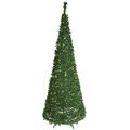 LED-Tannenbaum "Pull-Up Tree", beleuchtet ca. 230 cm x 88 cm, mit 300 warmwhite LED grün, mit 8 Funktionen, zusammenfaltbar