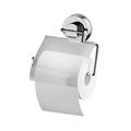 RIDDER 12100000 WC-Papierhalter, Toilettenpapierhalter mit Saugnapf, transparent