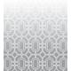 Myspotti LK-XL-1169 Fensterfolie Oriental Pattern statisch haftend, Kunststofffolie, grau/transparent, 90 x 100 x 0,1 cm