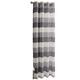 Just Contempo Schleierstoff-Vorhang, gestreift, Textil, Stripe Grey, 72 x 54 inches