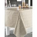 CALITEX Runde Wachs Saigon PVC 140,0 x 140,0 cm, PVC, taupe, 140 x 140 cm