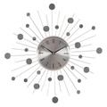 Splendid AZ-LUSTRO-SREBRNY Clock, Metal, Glass, Silber, 50 x 50 x 4,5 cm