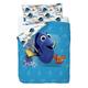 Disney Finding Dory – Bettbezug aus Polycotton, 200 x 90 x 25 cm, blau