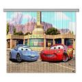 AG Design Disney Cars Kinderzimmer Gardine/Vorhang, 2 Teile Stoff Multicolor 180 x 160 cm