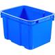 CURVER 01953-082-00 Aufbewahrungsbox Unibox III 35,4x27,4x22cm in Blau, Plastik, 35.4 x 27.4 x 22 cm