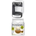 Bosch TAS3204 Tassimo Suny Multi-Getränke-Automat 1300 W, große Getränkevielfalt, Smart Start, schneeweiß + Tassimo Jacobs Latte Macchiato classico, 5er Pack (5 x 264 g)