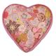 Colorique Bindi gefüllt Herz Kissen Candy Pink, 30 cm
