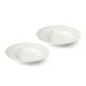 Vivo by Villeroy & Boch Group New Fresh Collection Pastateller, 2er-Set, 32,2 x 32,2 x 7,5 cm, Premium Porzellan, Weiß