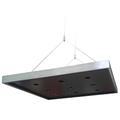 promni ecos1.21 Ecolux Halterung Ceiling LED, 60 x 60 cm, Schwarz