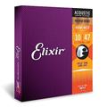 Elixir® 16152 Saiten Phosphor Bronze 12-saiter Akustik-Gitarrensaiten mit NANOWEB® Beschichtung, Light (.010-.047)