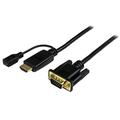 StarTech.com 90cm aktives HDMI auf VGA Konverter Kabel - HDMI zu VGA Adapter 0,9m - Schwarz - 1920x1200 / 1080p