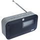 Dual 74872 DAB 71 Portables Digitalradio (UKW/DAB+ Tuner, Senderspeicherfunktion, LC-Display, Netz- oder Batteriebetrieb) Schwarz