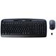 Logitech MK330 Kabelloses Tastatur-Maus-Set, 2.4 GHz Verbindung via USB-Empfänger, 4 programmierbare G-Tasten, 12 bis 24-Monate Batterielaufzeit, PC/Laptop, Deutsches QWERTZ-Layout - Schwarz