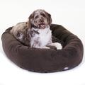 Majestic Pet Hundebett in Bagel-Form, 132,08 cm, Schokoladenbraun, Wildleder, Products