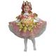 Dress Up America 419-T4 kleine Mädchen Ballerina-Kinderkostümset, Mehrfarbig, Größe 3-4 Jahre (Taille: 66-71 Höhe: 91-99 cm)