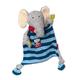 SIGIKID 48935 Schhnuffeltuch Elefant Lolo Lombardo Mädchen und Jungen Babyspielzeug empfohlen ab Geburt blau/grau