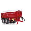 WIKING 077335 Krampe Big Body 650 S Hinter- /Seitenkipper, Modell, 1:32, Metall/Kunststoff, Ab 14 Jahre, Viele Funktionen, Seiten- und Hinterkippfunktion, Bewegliche Klappen, Abnehmbares Dach, Rot