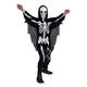 Boland -Kostüm Scary Skeleton für Kinder, Overall mit Kapuze, Skelett, Karneval, Mottoparty, Halloween