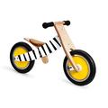 Scratch Unisex Jugend 276181438 Laufrad Zebra, Lauflernrad für Kinder ab 2 Jahren, höhenverstellbar, mitwachsend, 2-in-1 Balance Bike, 52x16.5x33 cm