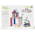 TEGU 5700612 Holzbausteine magnetisch, Pink, Holzspielzeug für Kinder ab 12 Monate, Mehrfarbig, 42 Teile