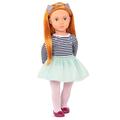 Our Generation – 46 cm Puppe – Rote Haare & Blaue Augen – Mode Outfit – Katzenohren-Stirnband – Spielzeug für Kinder ab 3 Jahren – Arlee