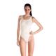 belly cloud Damen Body Seamless firgurformend, Gr. 46/48 (XXXL), Elfenbein (champagner)