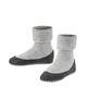 FALKE Unisex Kinder Cosyshoe Wolle Rutschhemmende Noppen 1 Paar Hausschuh-Socken, Blickdicht, Grau (Light Grey 3400), 23-24