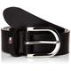 Tommy Hilfiger Damen Gürtel New Danny Belt Ledergürtel, Schwarz (Masters Black), 75