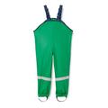 Playshoes Unisex Kinder Wind- und wasserdichte Regenhose Regenbekleidung Matschhose Regenlatzhose Fleece-futter Grün 128