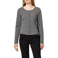 Vila Clothes Damen Blazer VINAJA New Short Jacket - NOOS 14032657, Einfarbig, Gr. 34 (Herstellergröße: XS), Grau (Medium Grey Melange)