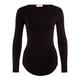 FALKE Damen Shapewear Ganzkörper-Body Fine Cotton Crew Neck W BO Weiches Material Langarmbody 1 Stück, Schwarz (Black 3009), L