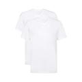 BOSS Herren T-Shirt VN 2P CO Zweier-Pack T-Shirts aus Baumwolle mit V-Ausschnitt Weiß XXL